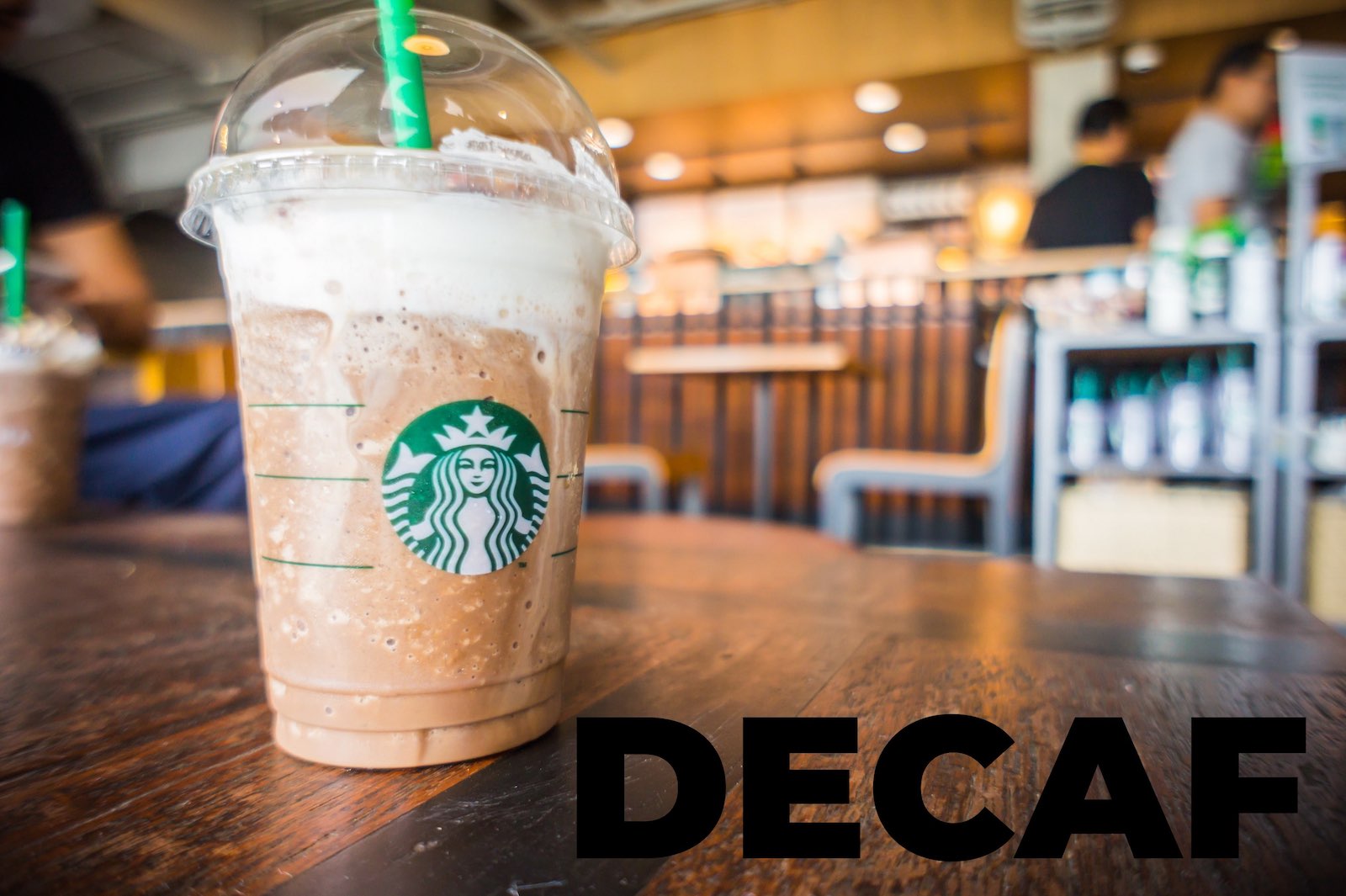 Starbucks decaf iced coffee