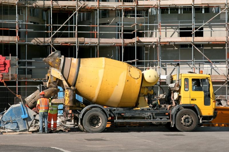 Safety Measures While Using Concrete Mixer At a Construction Site