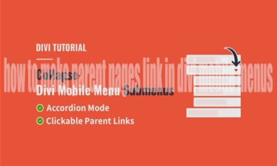 How to Make Parent Pages Link in Divi Mobile Menus