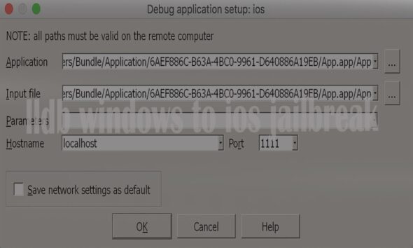 Setting Up lldb windows to ios jailbreak Development