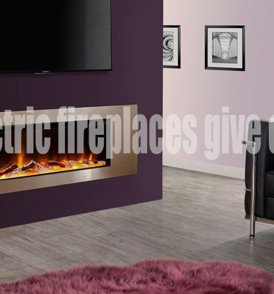 do electric fireplaces give off heat