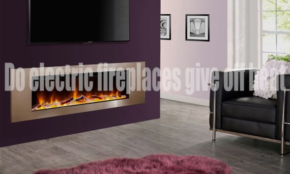 do electric fireplaces give off heat