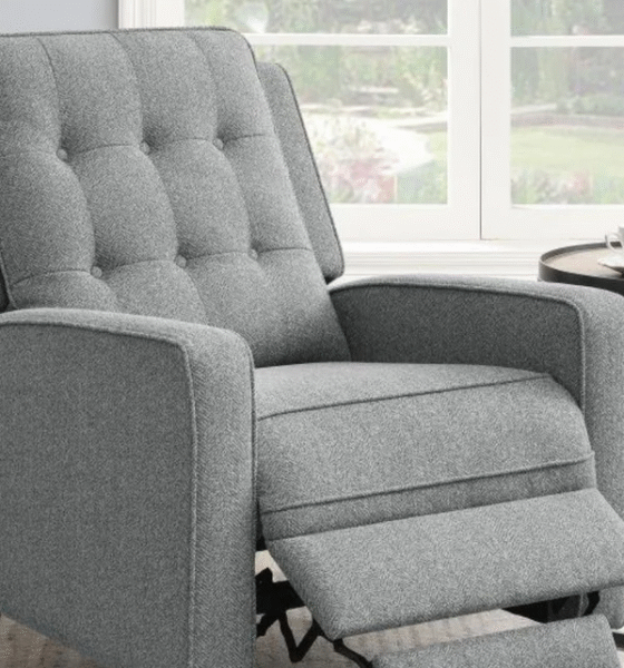Microfiber recliner by cambridge home chocolate push back recliner