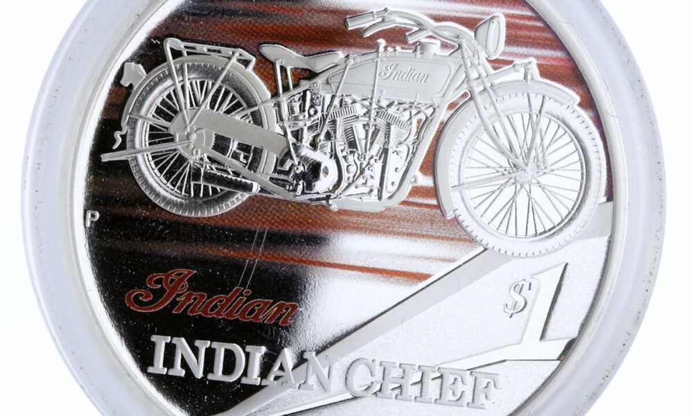 Tuvalu Silver 1oz Coin Indian Motorcycle : A Collector's Dream
