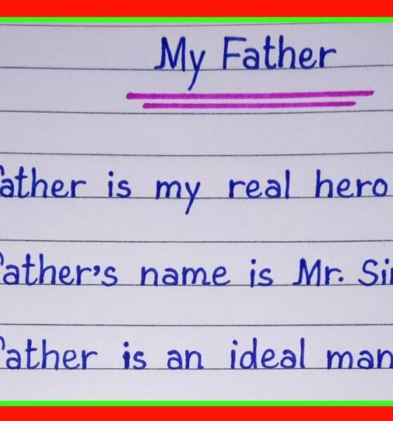 My Father Essay 10 Lines: A Heartfelt Guide for Kids